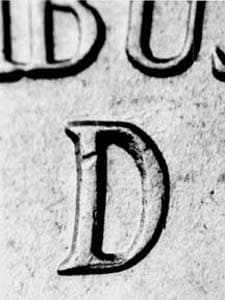 1945-D Repunched Mintmark RPM-036