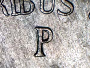 1945 Repunched Mintmark RPM-015