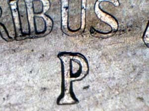 1945 Repunched Mintmark RPM-018