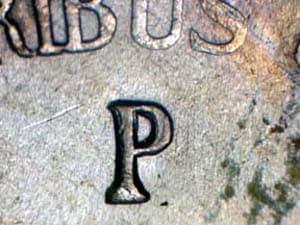 1945 Repunched Mintmark RPM-023