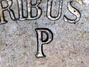 1945 Repunched Mintmark RPM-026
