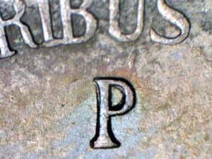 1945 Repunched Mintmark RPM-035