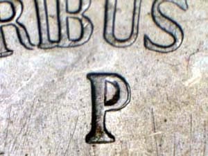 1945 Repunched Mintmark RPM-037