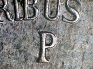 1945 Repunched Mintmark RPM-038