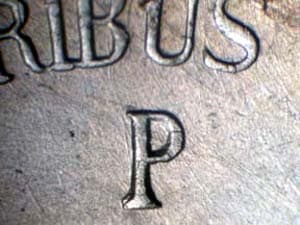 1945 Repunched Mintmark RPM-043