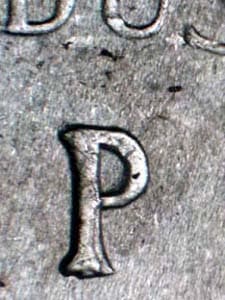 1945 Repunched Mintmark RPM-051