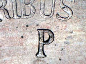 1945 Repunched Mintmark RPM-053