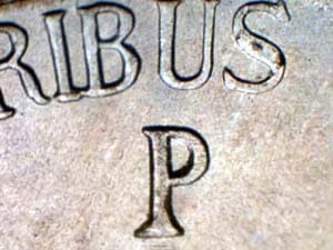 1945 Repunched Mintmark RPM-074