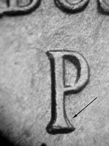 1945 Repunched Mintmark RPM-076