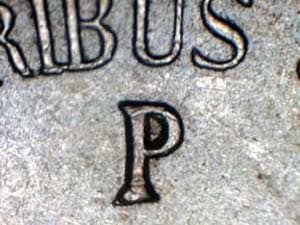 1945 Repunched Mintmark RPM-081