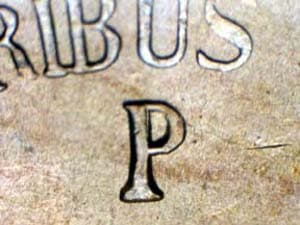 1945 Repunched Mintmark RPM-085