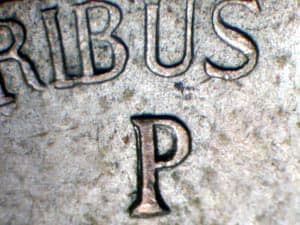 1945 Repunched Mintmark RPM-092