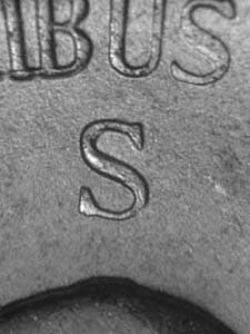 1945-S Repunched Mintmark RPM-038