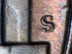 1946-S Repunched Mintmark RPM-003