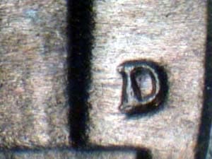 1949-D Repunched Mintmark RPM-003
