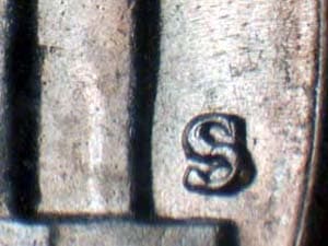 1949-S Repunched Mintmark RPM-003