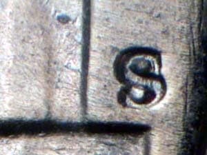 1949-S Repunched Mintmark RPM-004