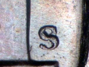 1951-S Repunched Mintmark RPM-004