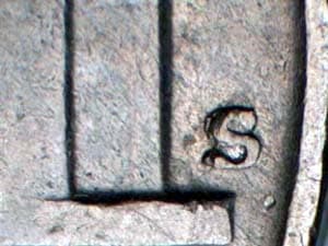 1952-S Repunched Mintmark RPM-002