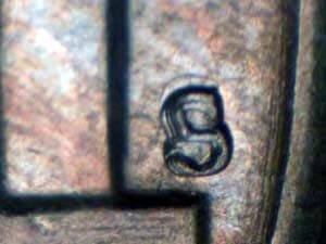 1954-S Repunched Mintmark RPM-001