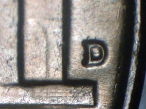 1958-D Repunched Mintmark RPM-006