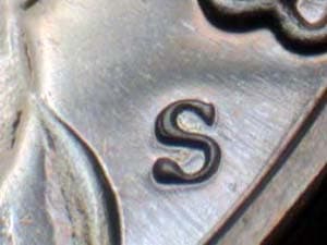 1968-S Repunched Mintmark RPM-005