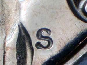 1969-S Repunched Mintmark RPM-006