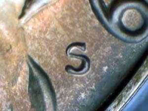1969-S Repunched Mintmark RPM-009