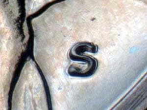 1971-S Repunched Mintmark RPM-001