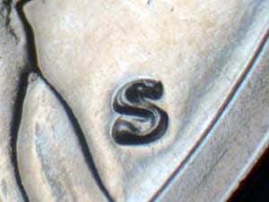 1971-S Repunched Mintmark RPM-002