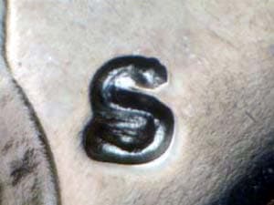 1971-S Repunched Mintmark RPM-003