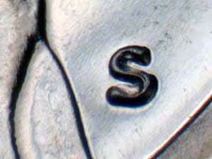1971-S Repunched Mintmark RPM-010