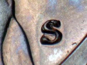 1971-S Repunched Mintmark RPM-011