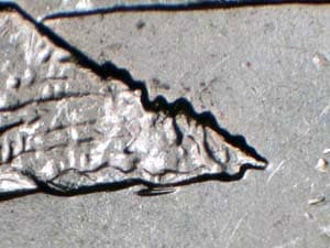 2005 Doubled Die Reverse DDR-004