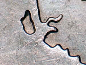 2007 Doubled Die Reverse DDR-030