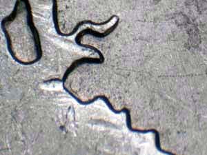 2007 Doubled Die Reverse DDR-054