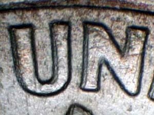 1964 Doubled Die Reverse DDR-006