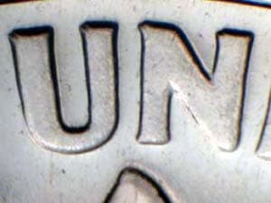 1964 Doubled Die Reverse DDR-015