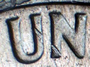 1970 Doubled Die Reverse DDR-001