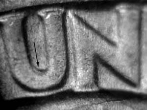 1943 Doubled Die Reverse DDR-007