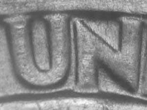 1957 Doubled Die Reverse DDR-011