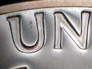 1961 Doubled Die Reverse DDR-011