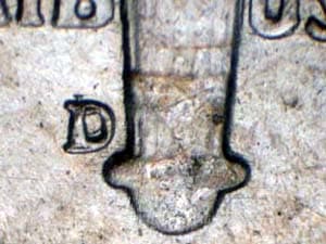 1946-D Repunched Mintmark RPM-007