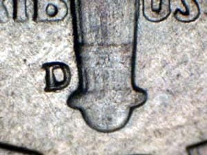 1946-D Repunched Mintmark RPM-013