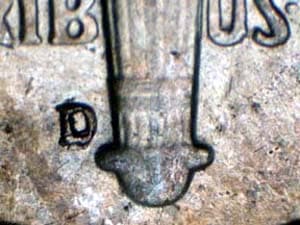 1946-D Repunched Mintmark RPM-019
