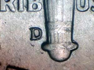 1946-D Repunched Mintmark RPM-020