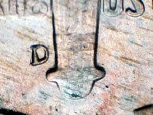 1946-D Repunched Mintmark RPM-028