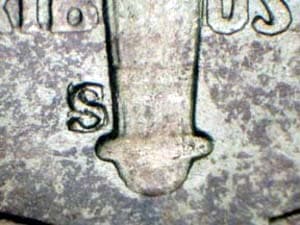 1946-S Repunched Mintmark RPM-001