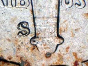 1946-S Repunched Mintmark RPM-005