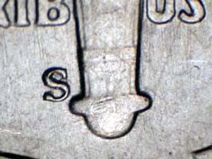 1946-S Repunched Mintmark RPM-015